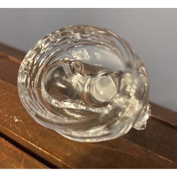 Vintage Avon Crystal‎ Cats Collection 24% Lead Crystal Set of 2 W Ball In Basket - Picture 12 of 12